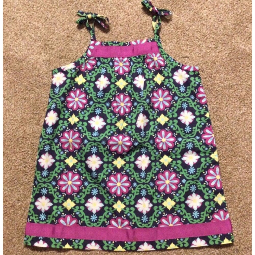 2T GUC Hanna Andersson Floral Tank Top Dress